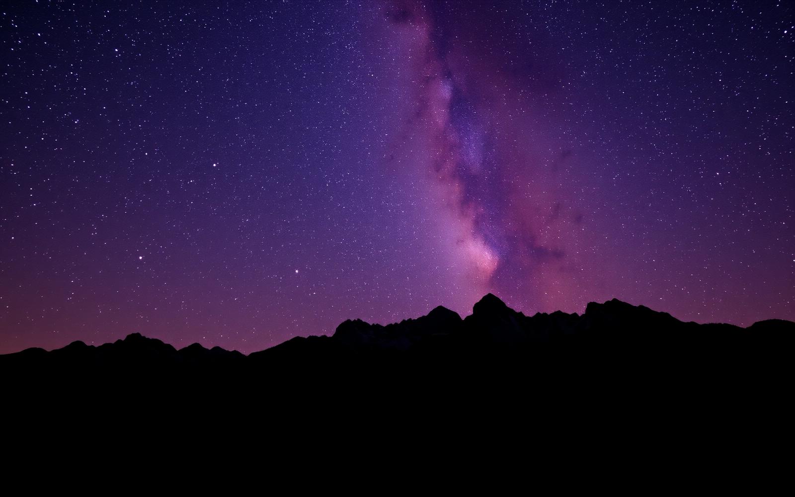Milky way over BC peaks