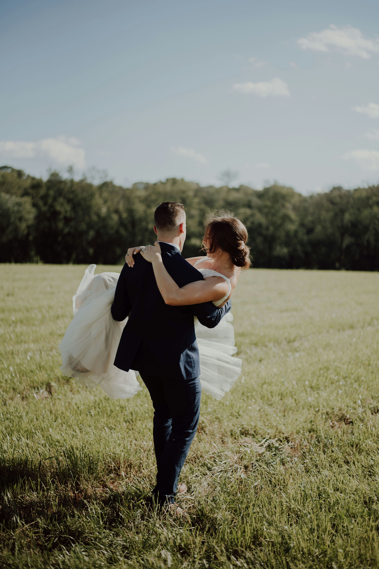 Couple in golden hour